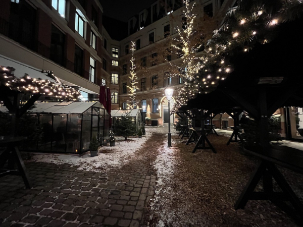 Weihnachtsmarkt Marché de Noël in den Stadthöfen Hamburg